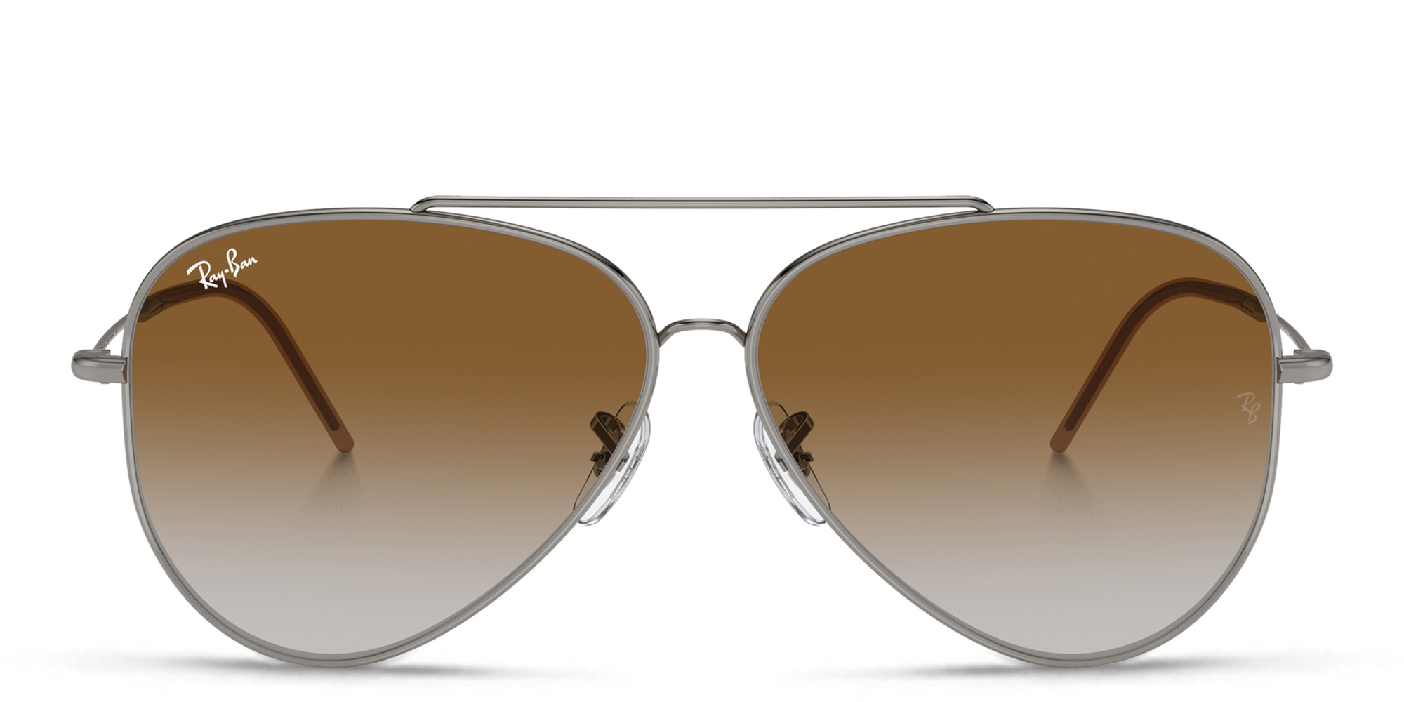 Ray-Ban Aviator Reverse Wide Unisex Sunglasses in Gunmetal – Product Photo 1