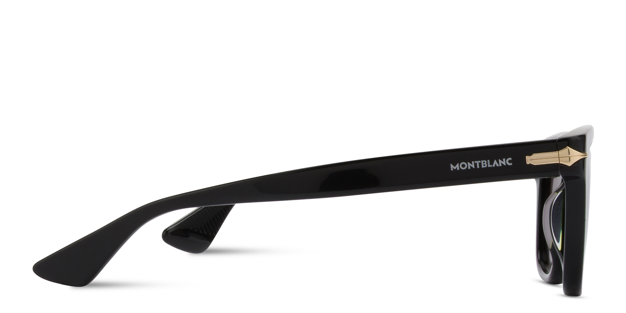 MONTBLANC Square Sunglasses in Black – Product Photo 3