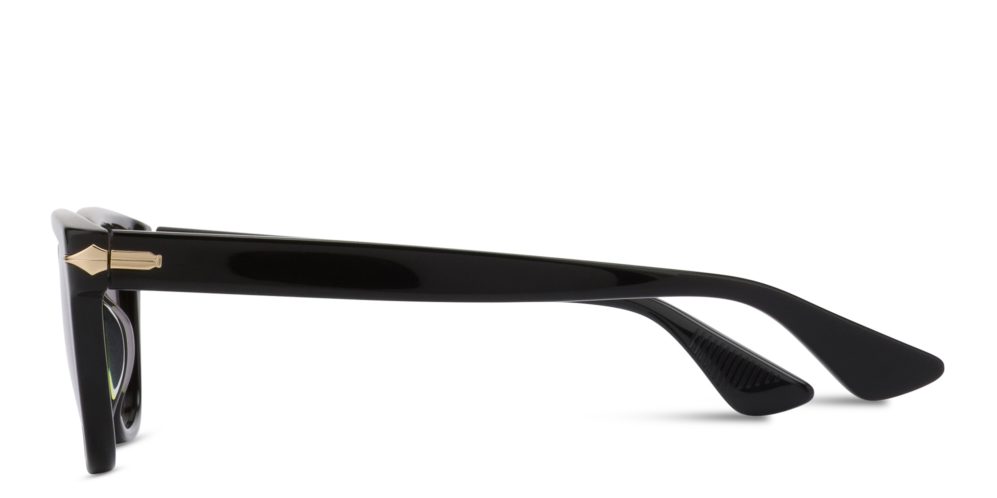 MONTBLANC Square Sunglasses in Black – Product Photo 4