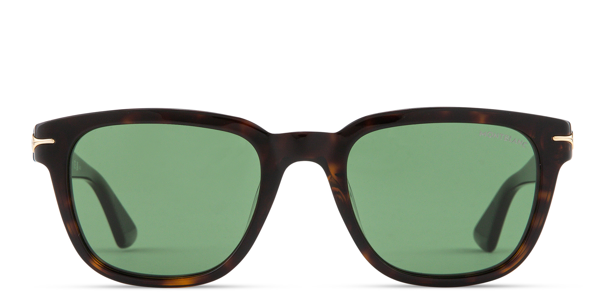 تسوق نظارات شمسية مربّعة مونت بلانك بلون مموه أونلاين.