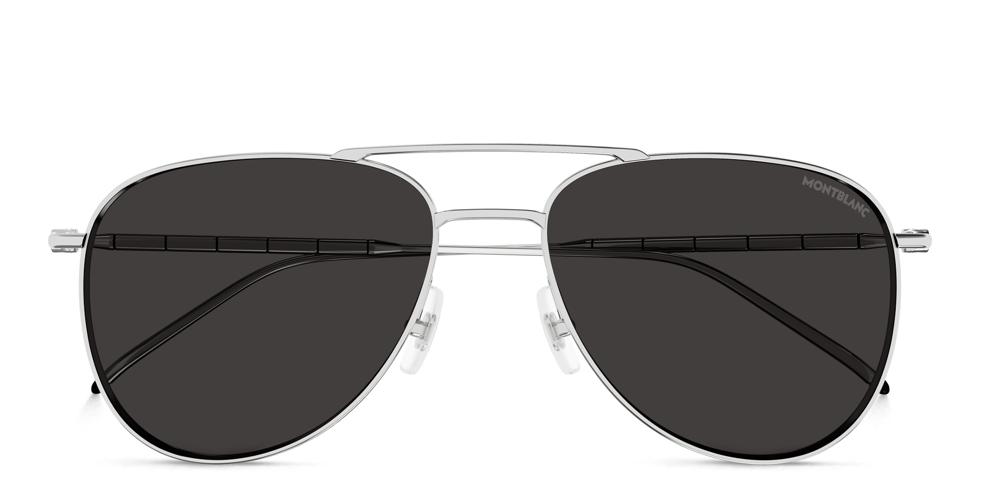 MONTBLANC Pilot Sunglasses in Silver – Product Photo 1