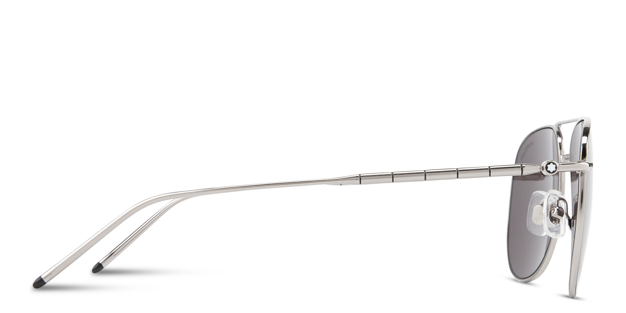 MONTBLANC Pilot Sunglasses in Silver – Product Photo 3