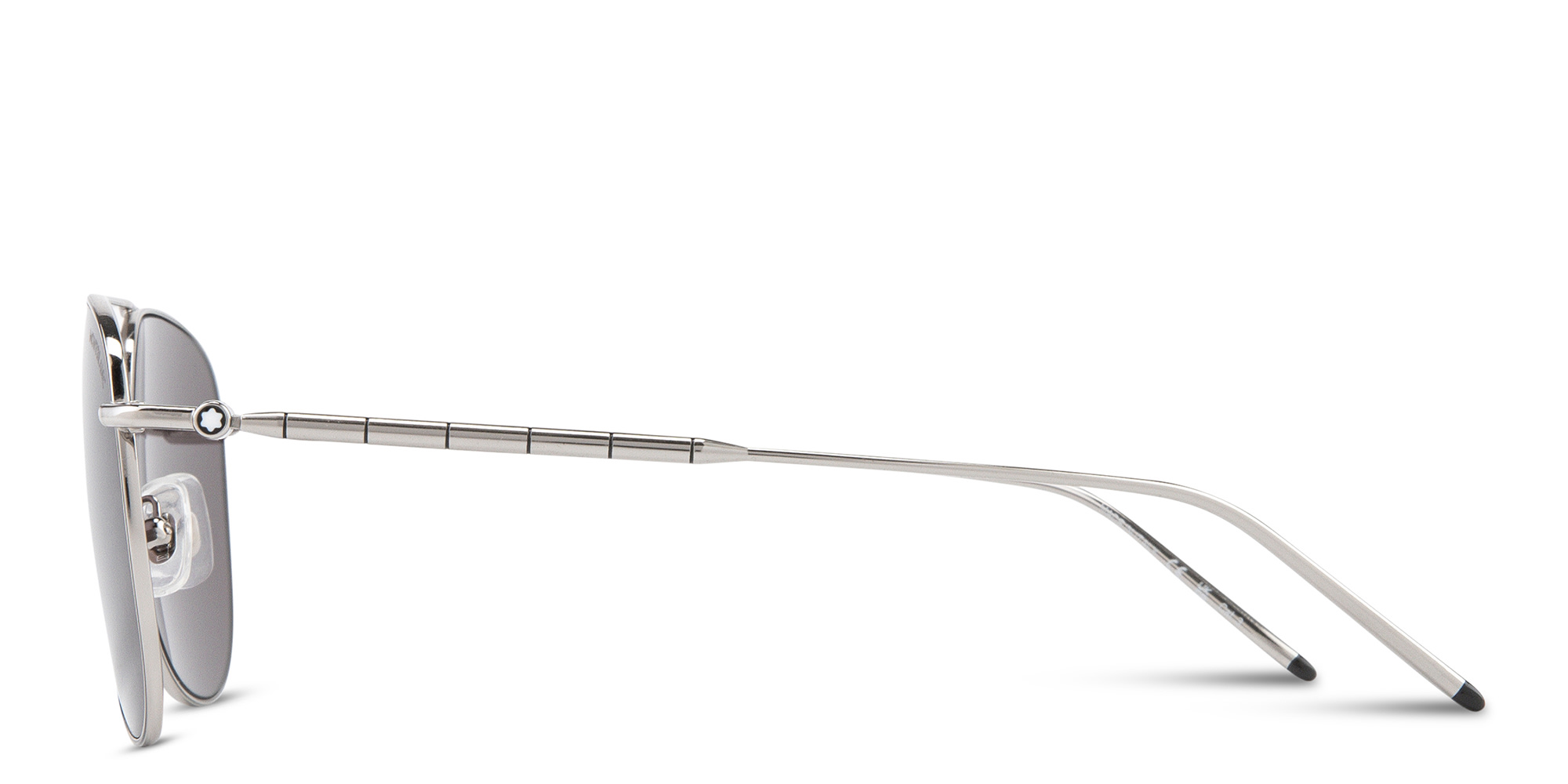 MONTBLANC Pilot Sunglasses in Silver – Product Photo 4