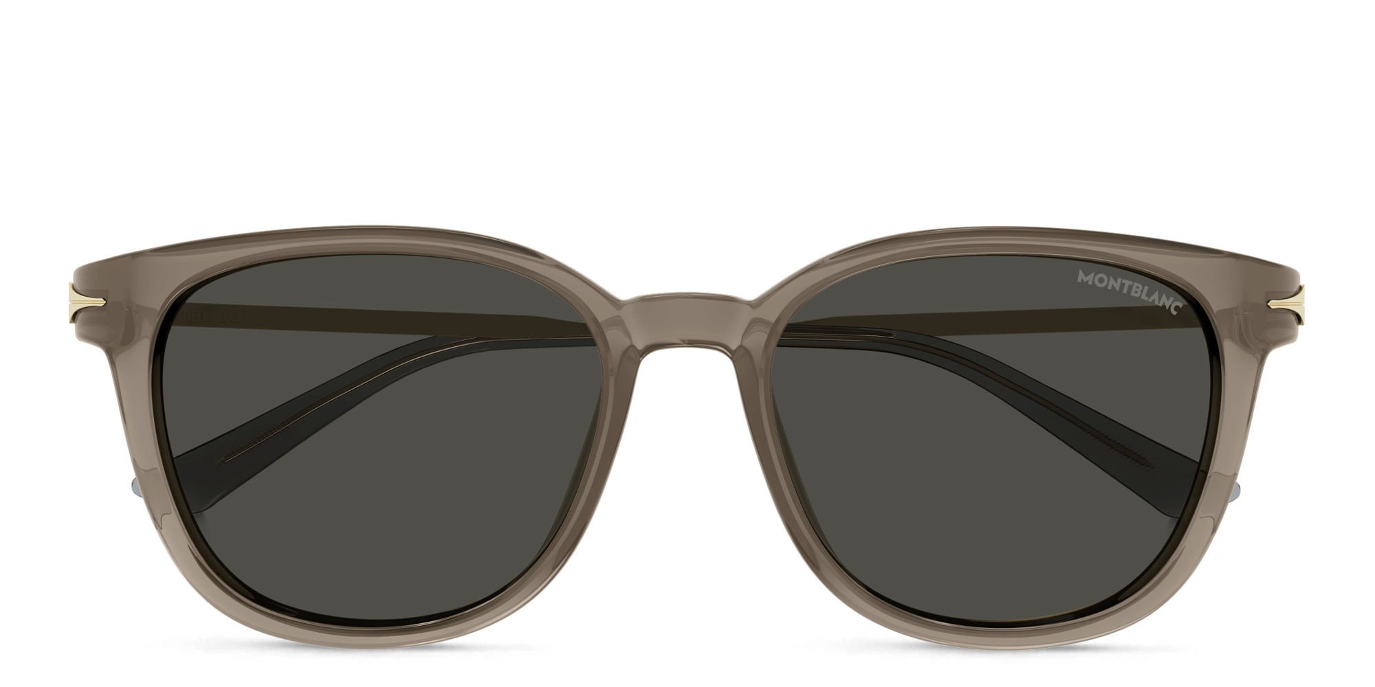 MONTBLANC Square Sunglasses in Brown – Product Photo 1