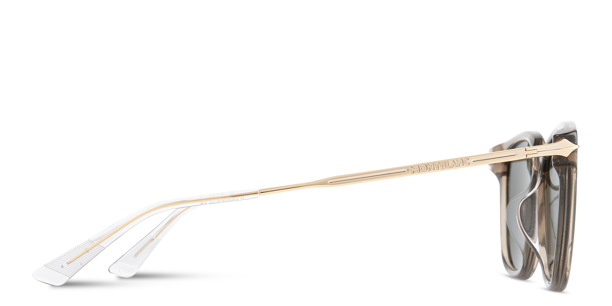 MONTBLANC Square Sunglasses in Brown – Product Photo 3