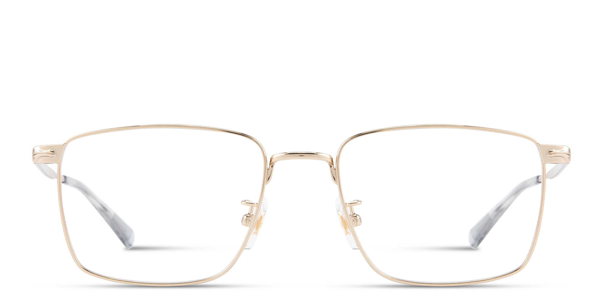 MONTBLANC Square Eyeglasses in Gold – Product Photo 1