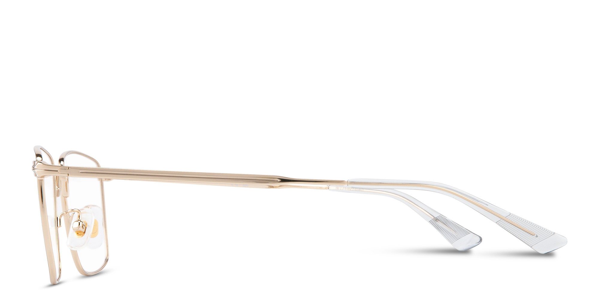 MONTBLANC Square Eyeglasses in Gold – Product Photo 4