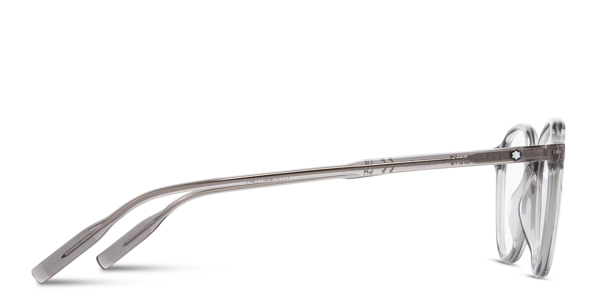 Shop MONTBLANC Panthos Eyeglasses in Grey online.