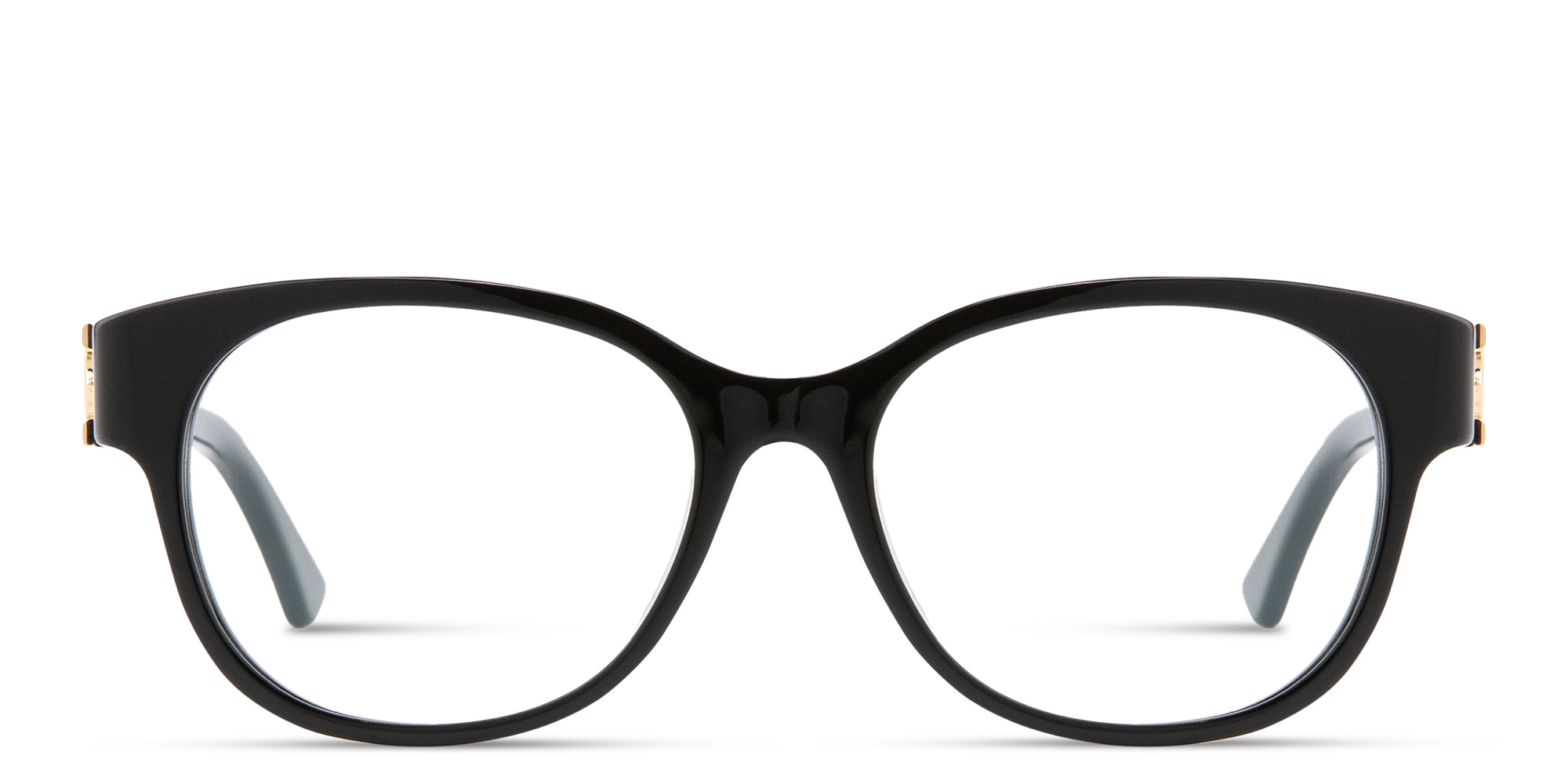Shop Cartier C' de Cartier Square Eyeglasses in Black online.
