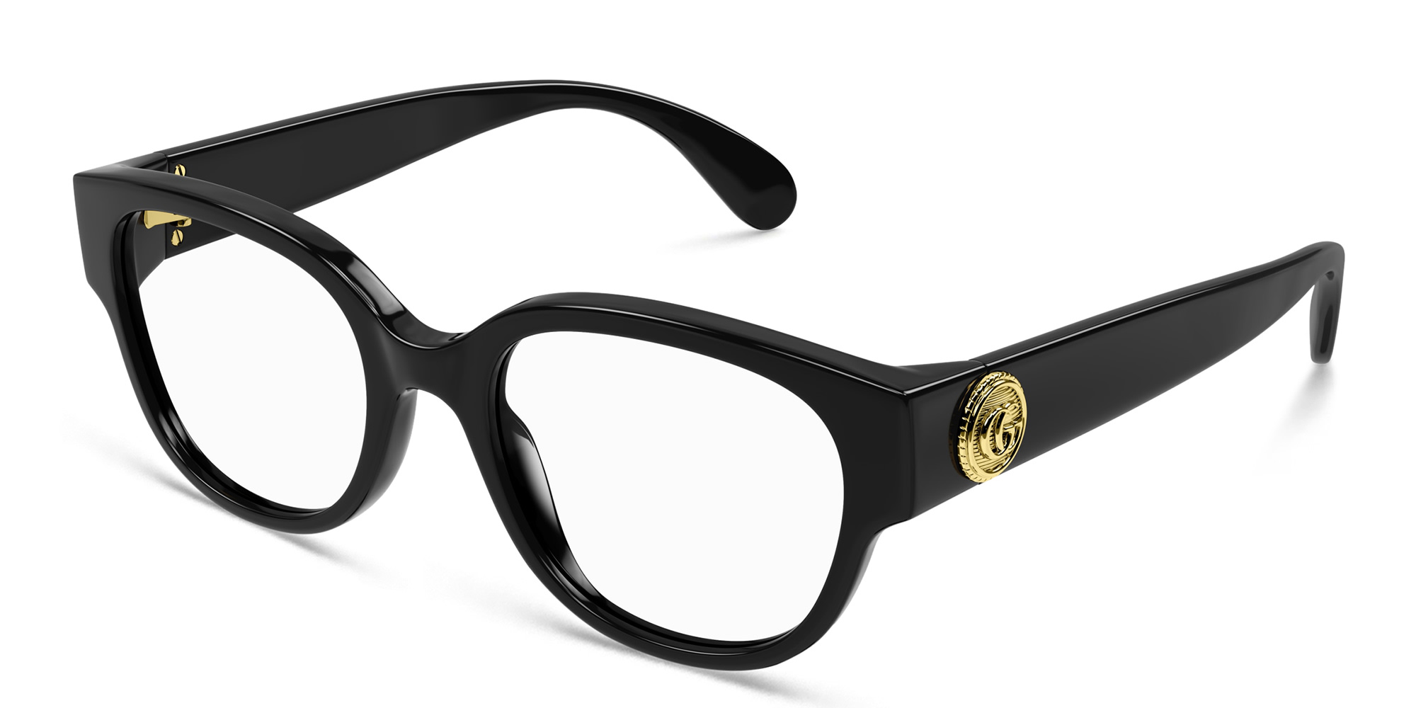GUCCI Square Eyeglasses in Black – Product Photo 1