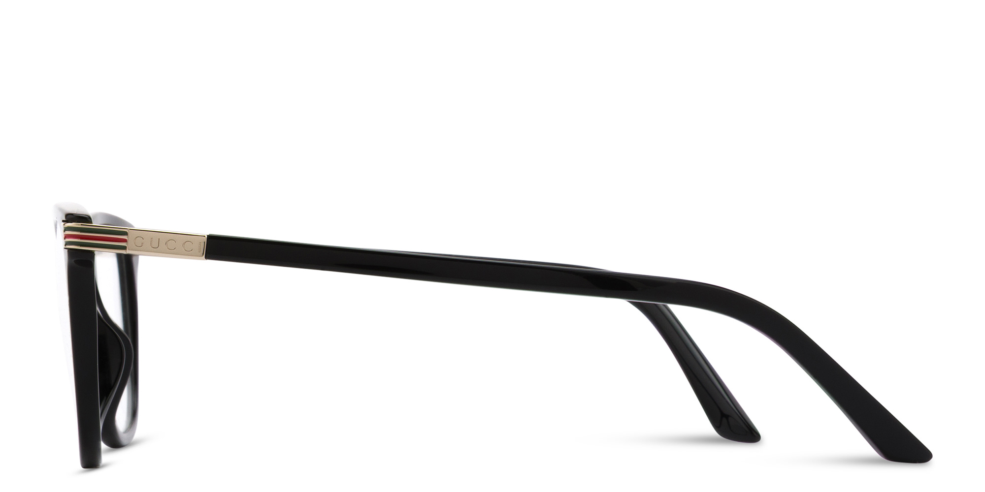 Shop GUCCI Cat-Eye Eyeglasses in Black online.