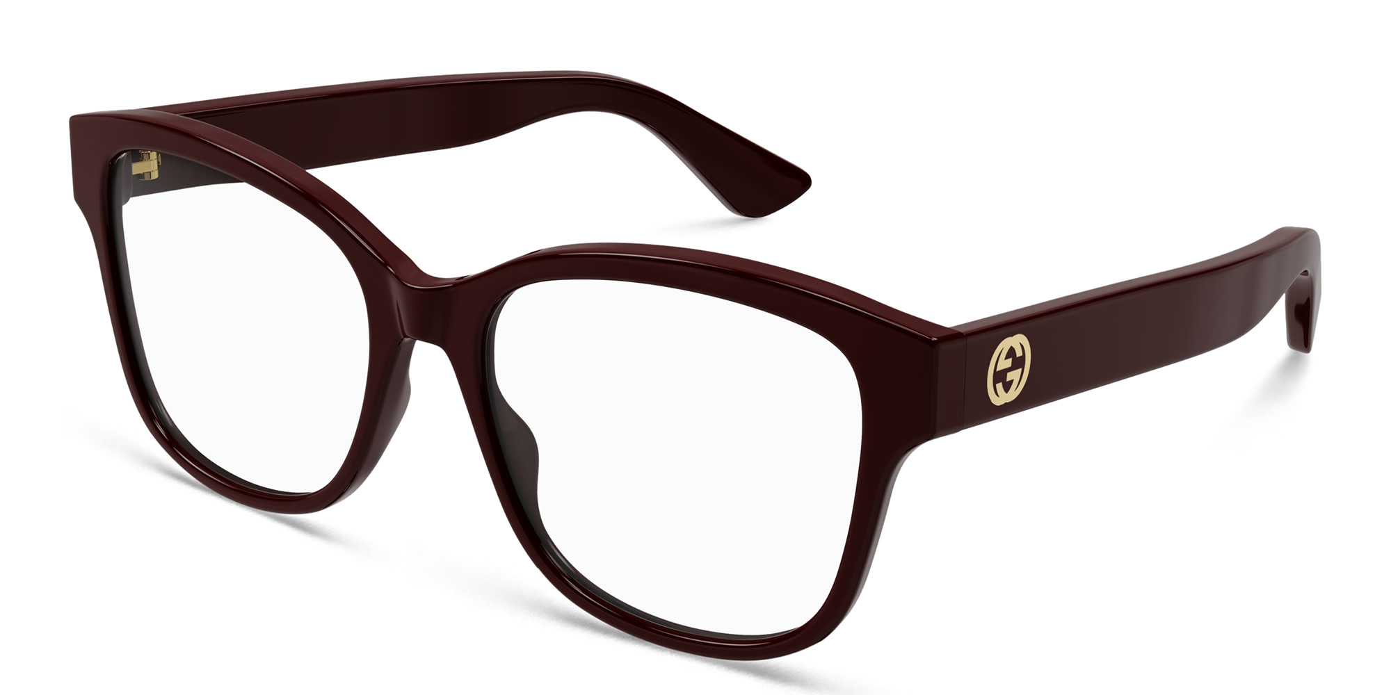 GUCCI Square Eyeglasses in Red – Product Photo 1