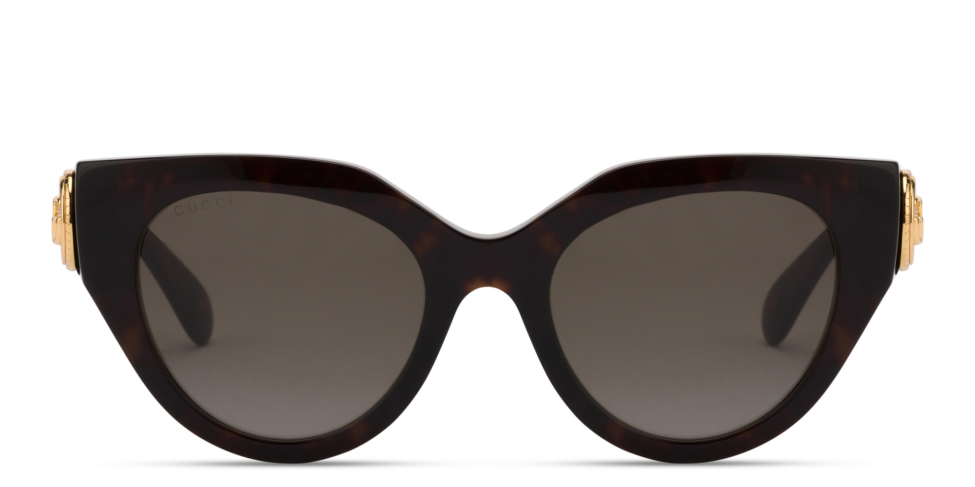 نظارات شمسية كات آي من غوتشي بلون مموه - صورة المنتج 1