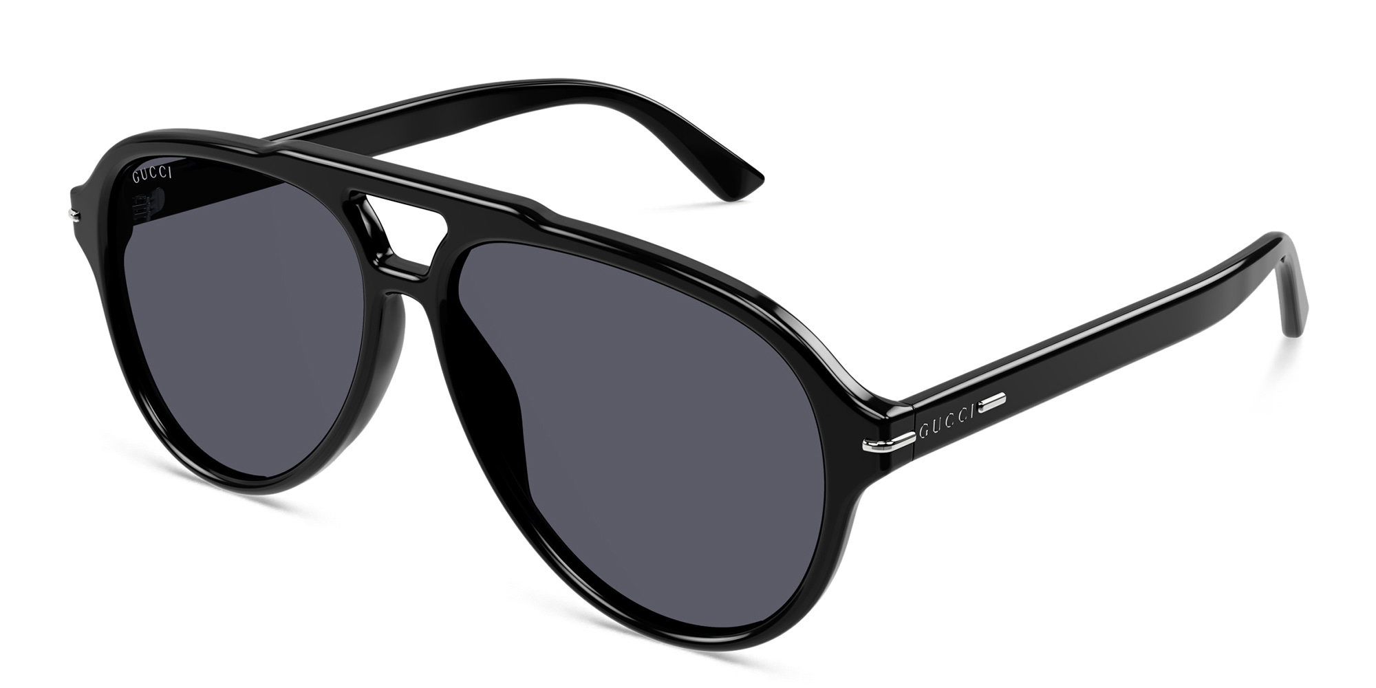 GUCCI Aviator Sunglasses in Black – Product Photo 1