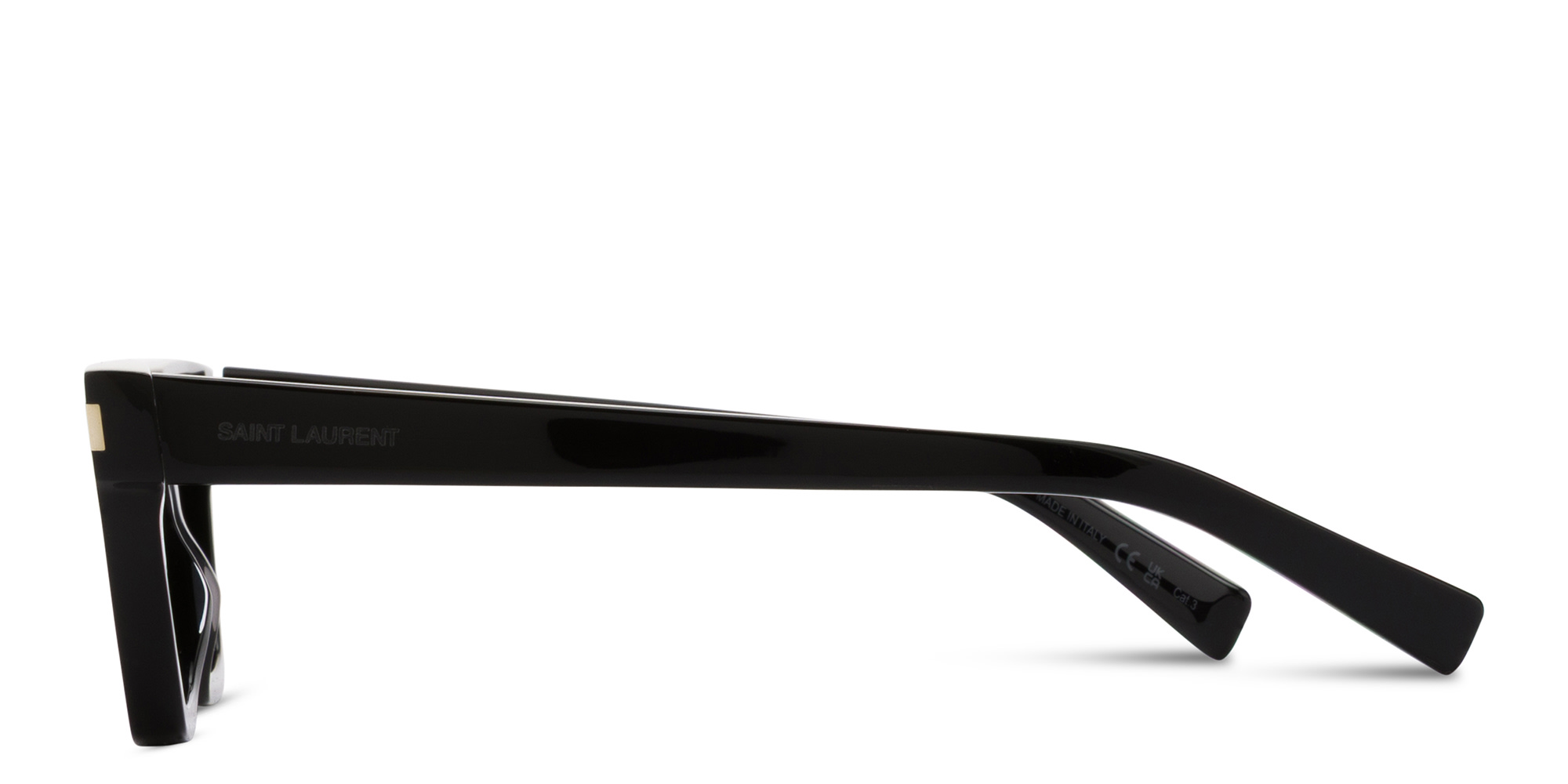 Shop SAINT LAURENT Cat-Eye Sunglasses in Black online.