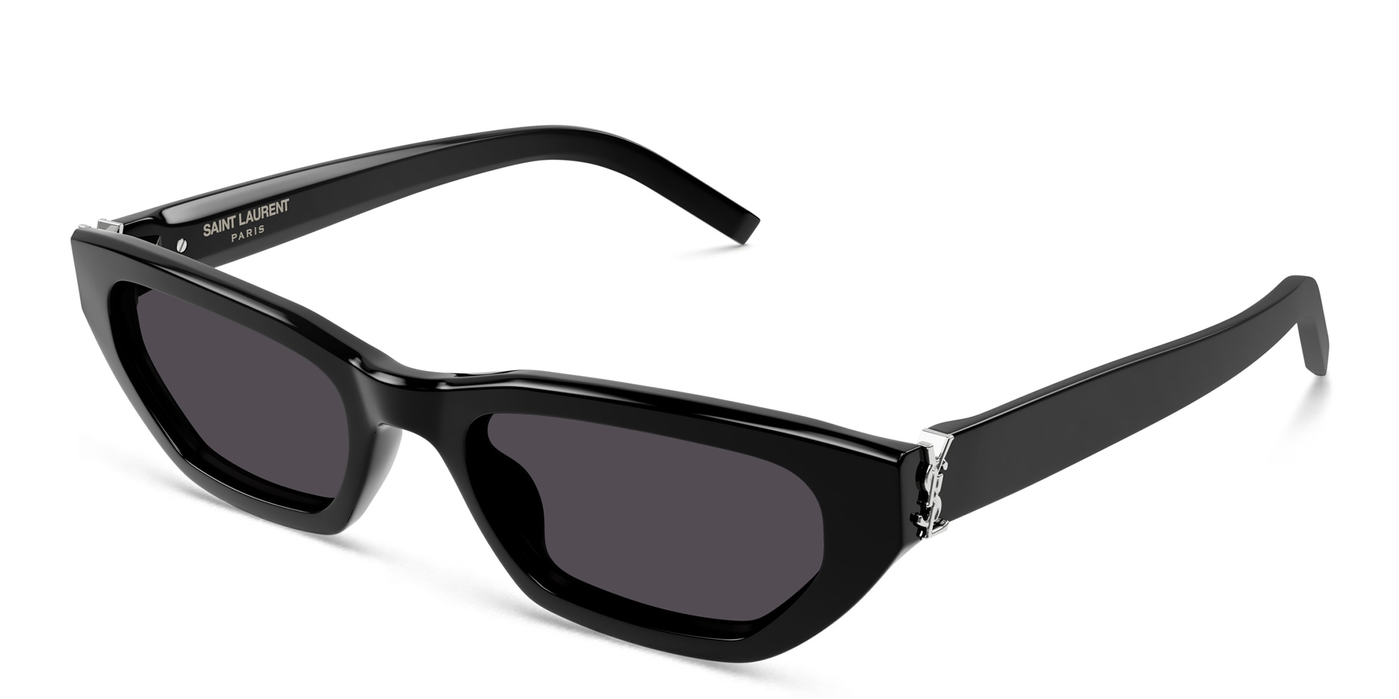 SAINT LAURENT Unisex Cat-Eye Sunglasses in Black – Product Photo 1