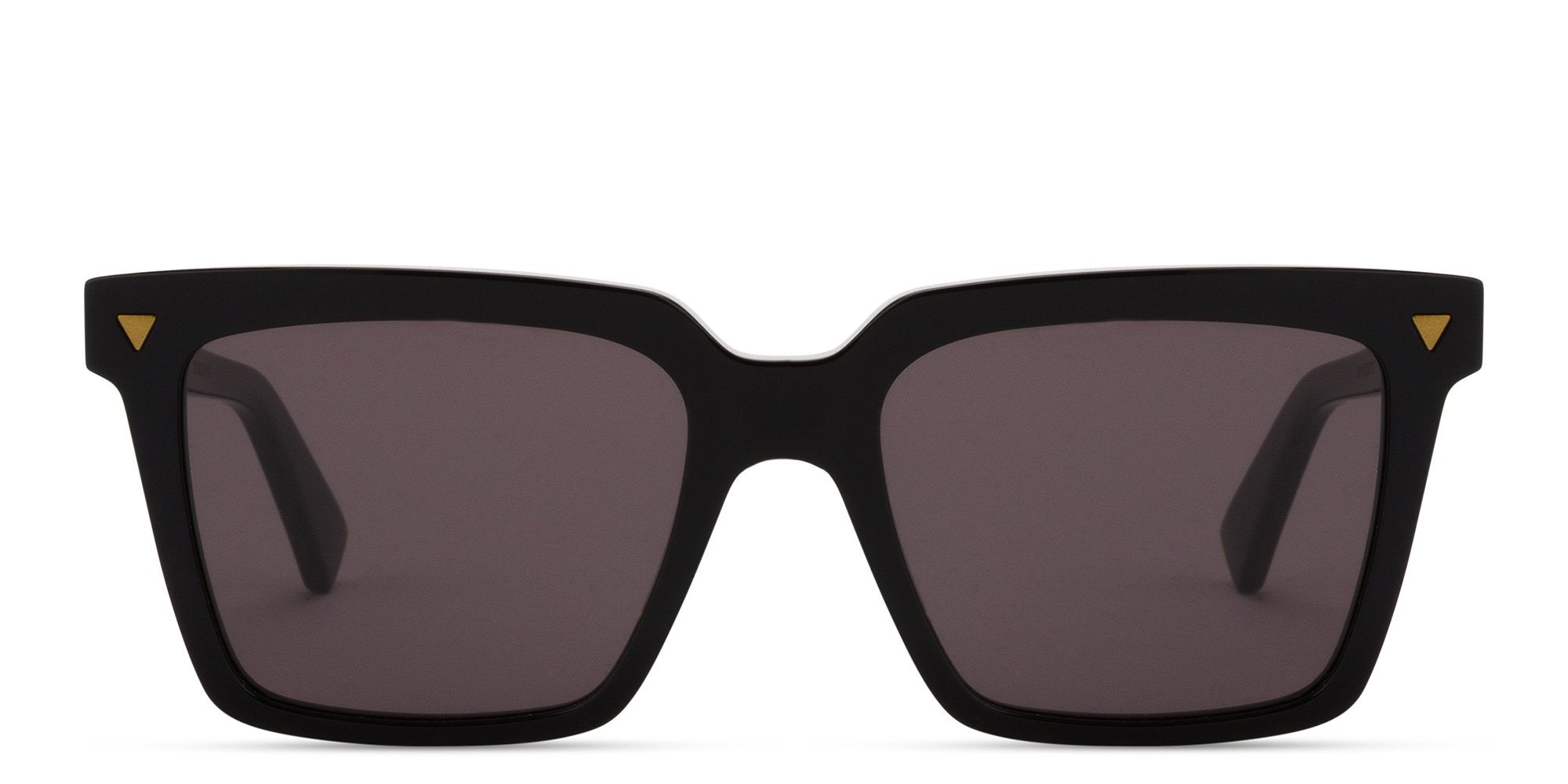 BOTTEGA VENETA Rectangle Sunglasses in Black – Product Photo 1