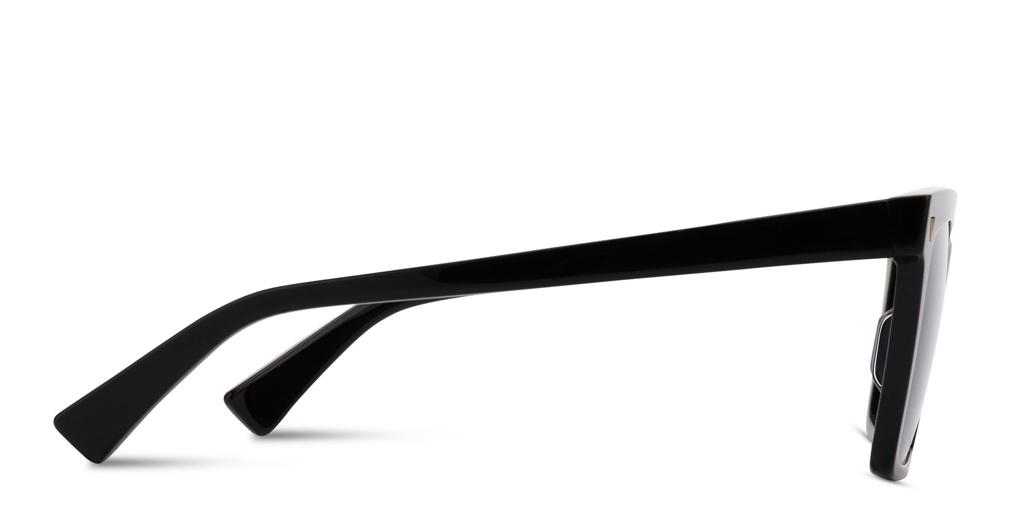 BOTTEGA VENETA Rectangle Sunglasses in Black – Product Photo 3