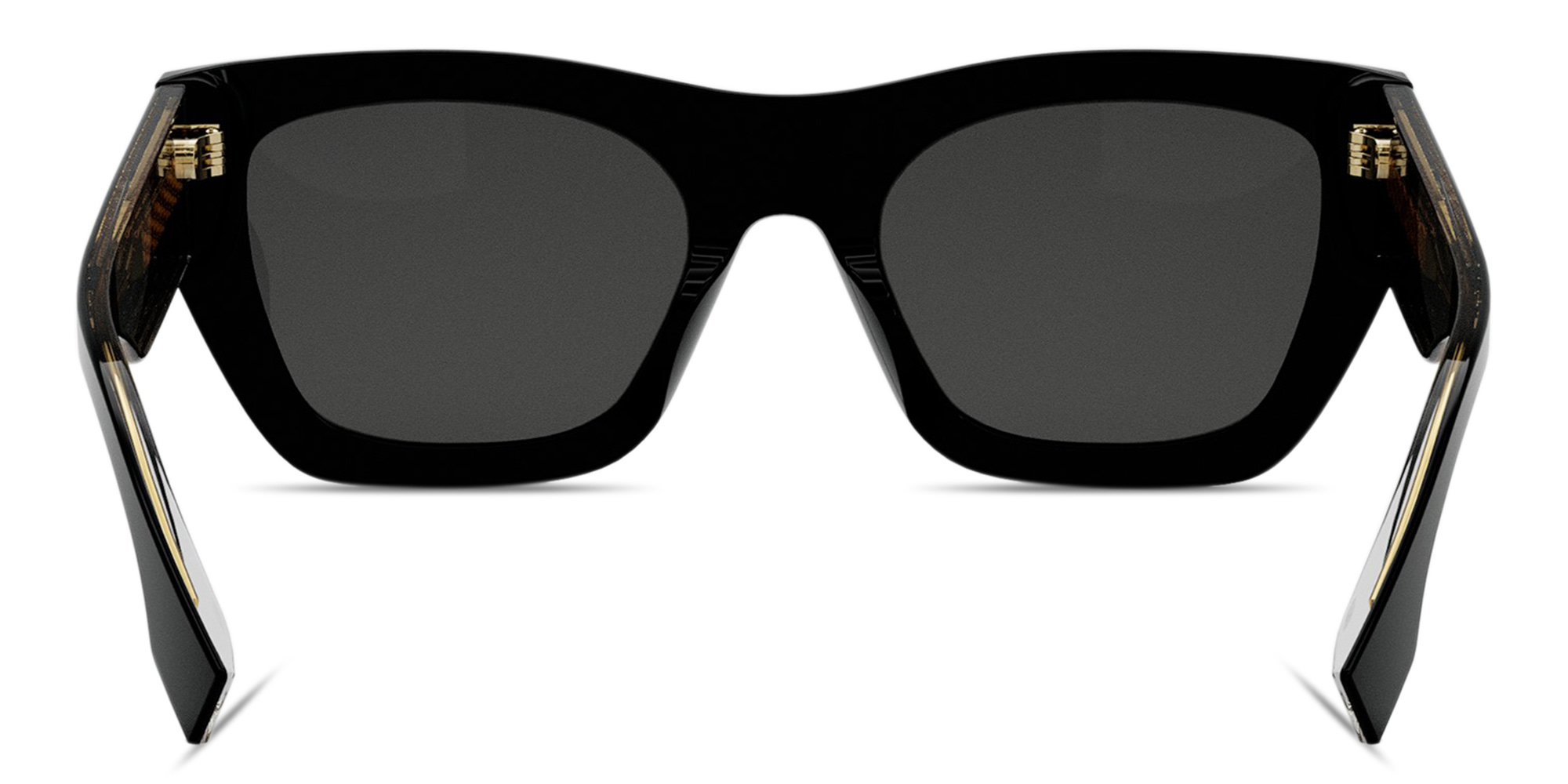 Shop FENDI Fendi Roma Black Rectangular Sunglasses in Black online.