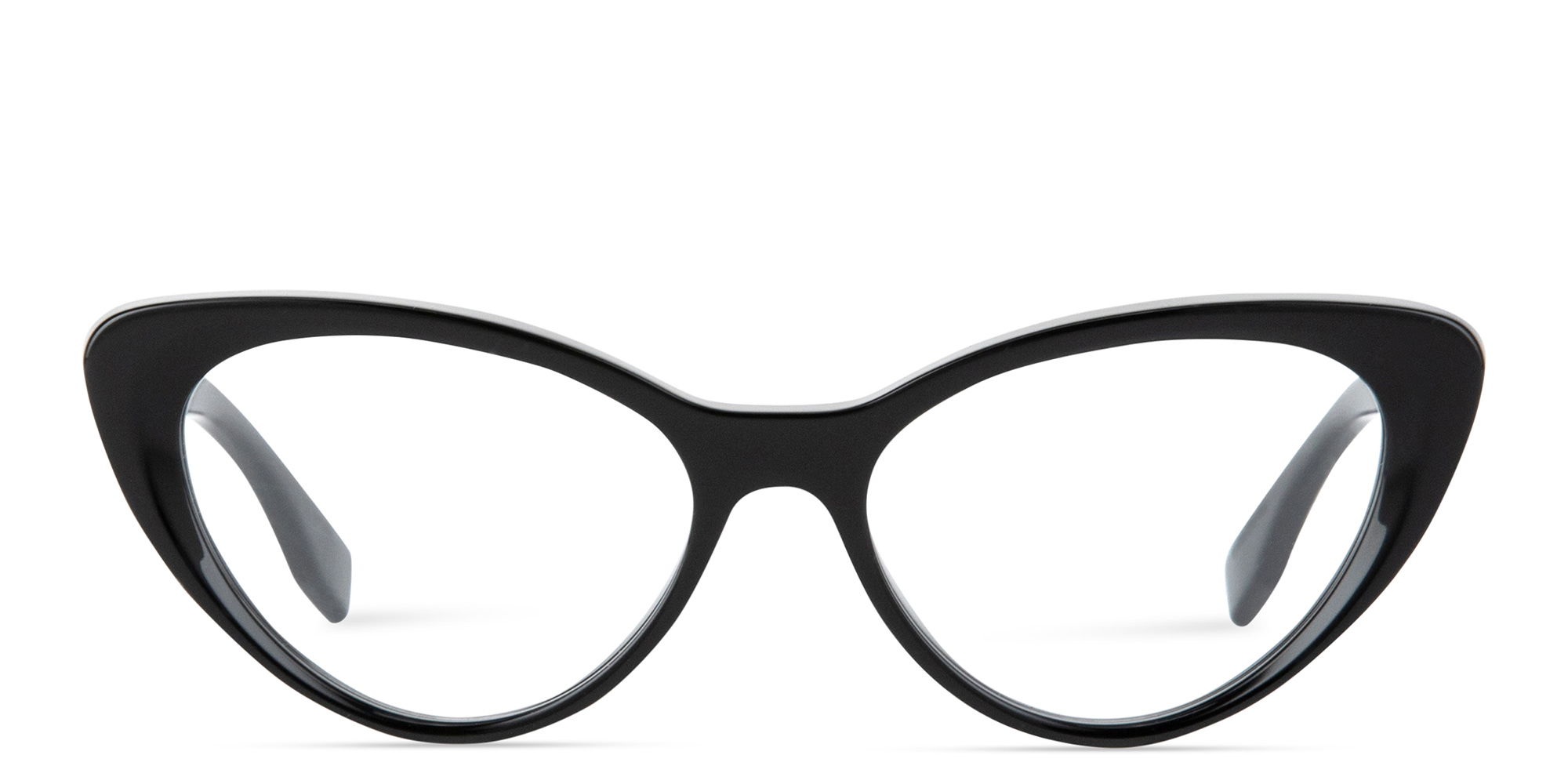Shop FENDI Lettering Oval Eyeglasses in Black online.