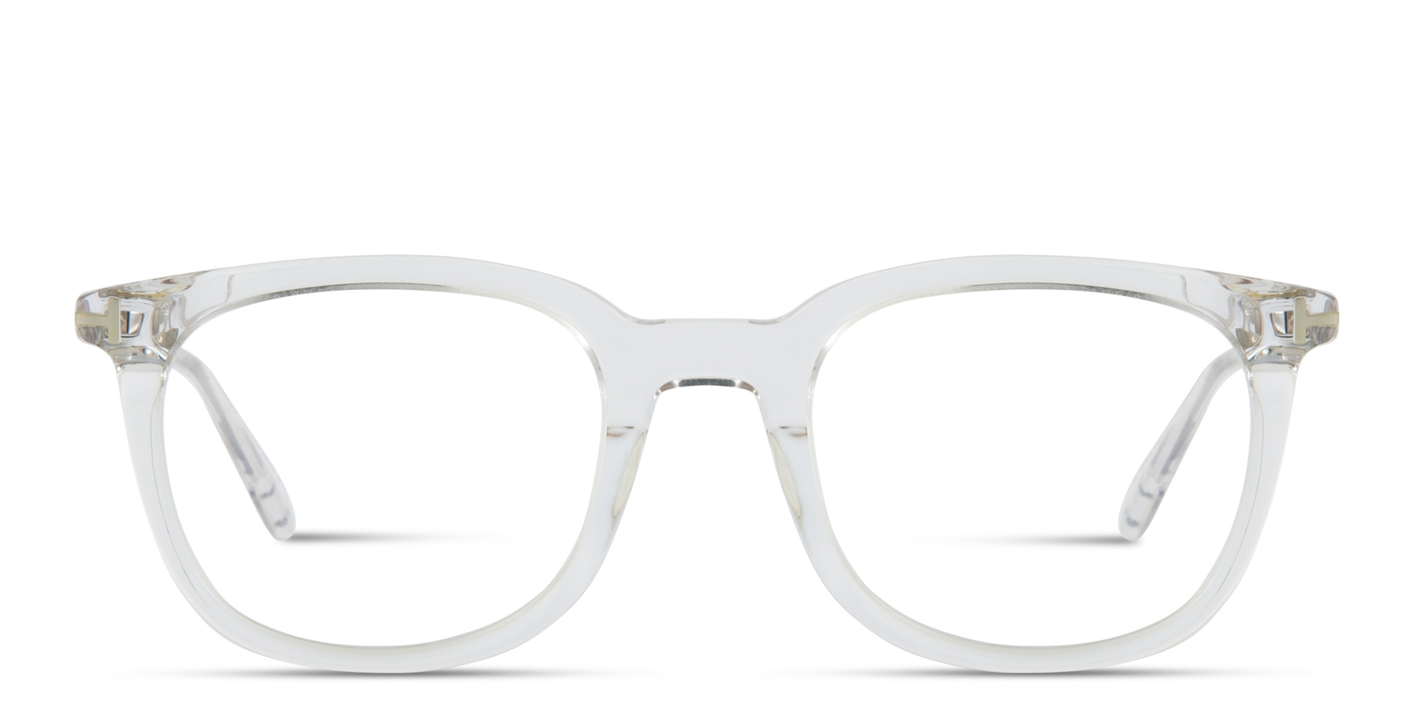 TOM FORD Square Eyeglasses in Crystal – Product Photo 1