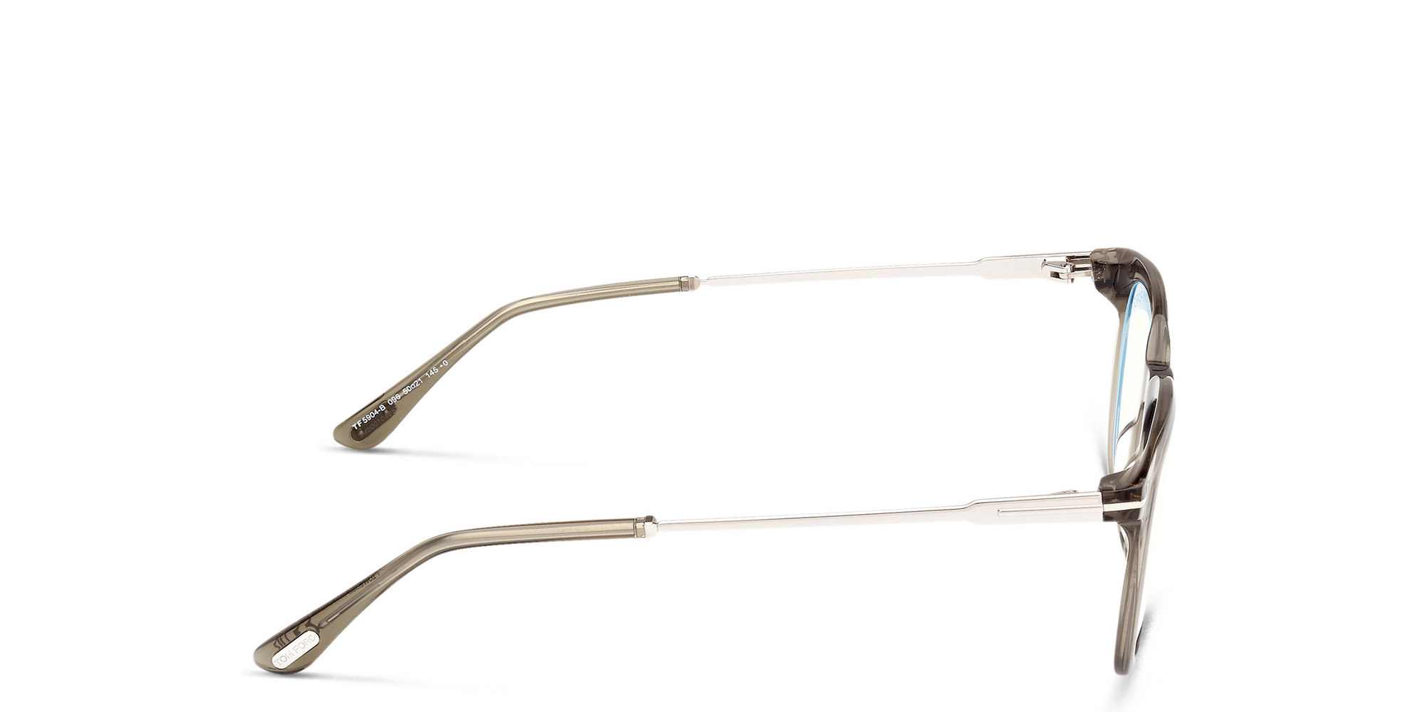 TOM FORD Square Eyeglasses in Shiny Dark Green – Product Photo 3