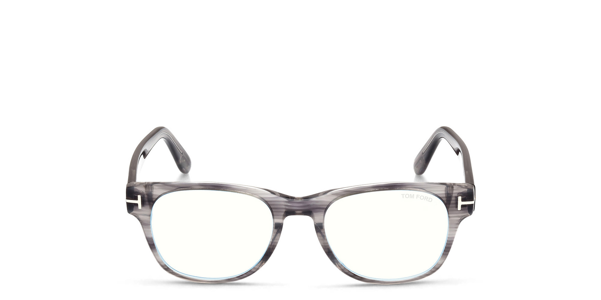 TOM FORD Square Eyeglasses in Grey/striped – Product Photo 1
