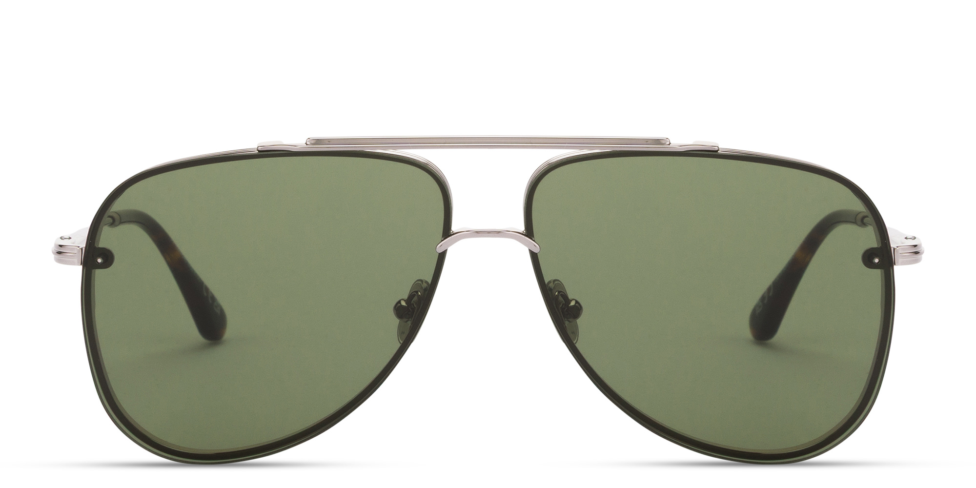 TOM FORD Leon Pilot Sunglasses in Silver – Product Photo 1