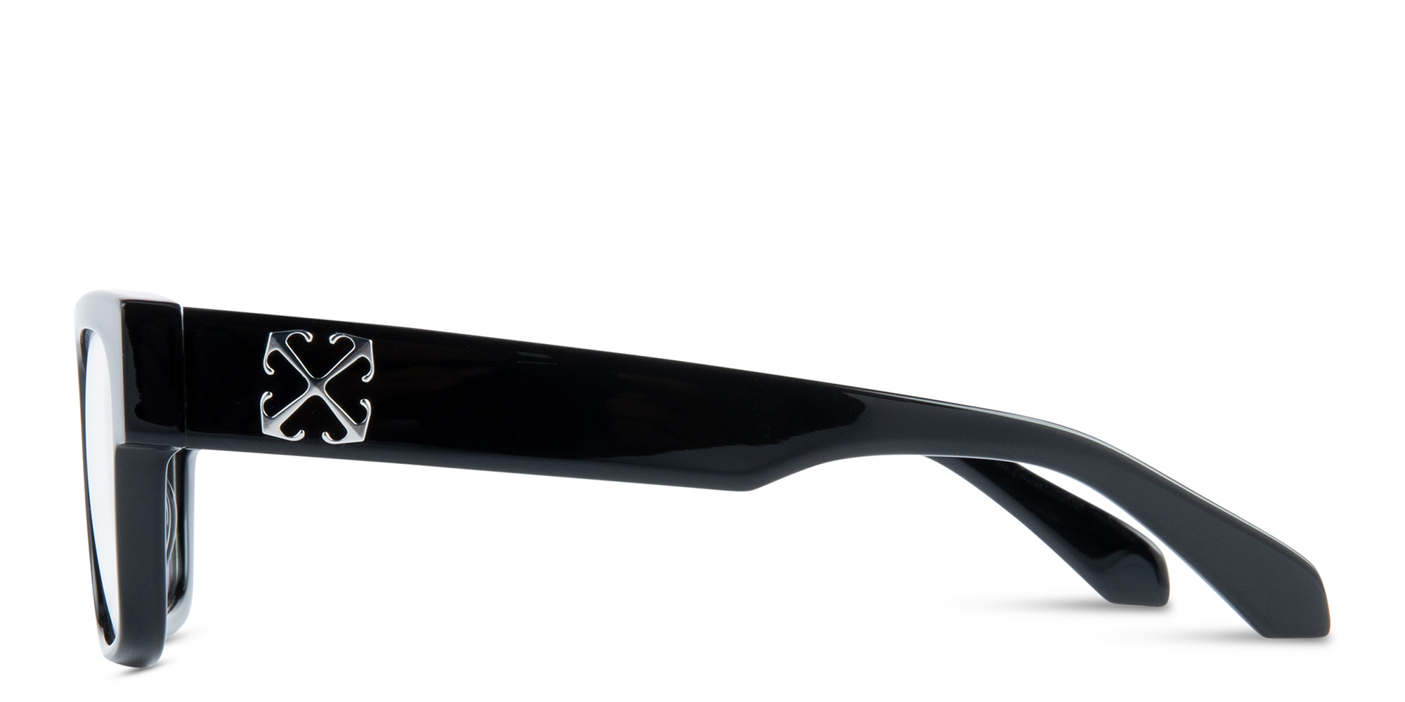 OFF WHITE Style 59 Unisex Square Eyeglasses in Black – Product Photo 4