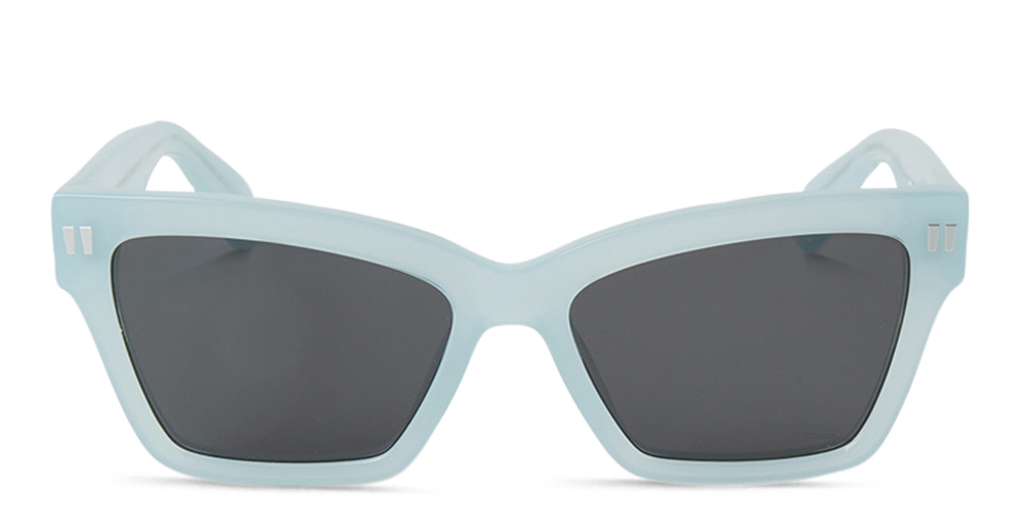 OFF WHITE Cincinnati Unisex Cat-Eye Sunglasses in Light Blue – Product Photo 1