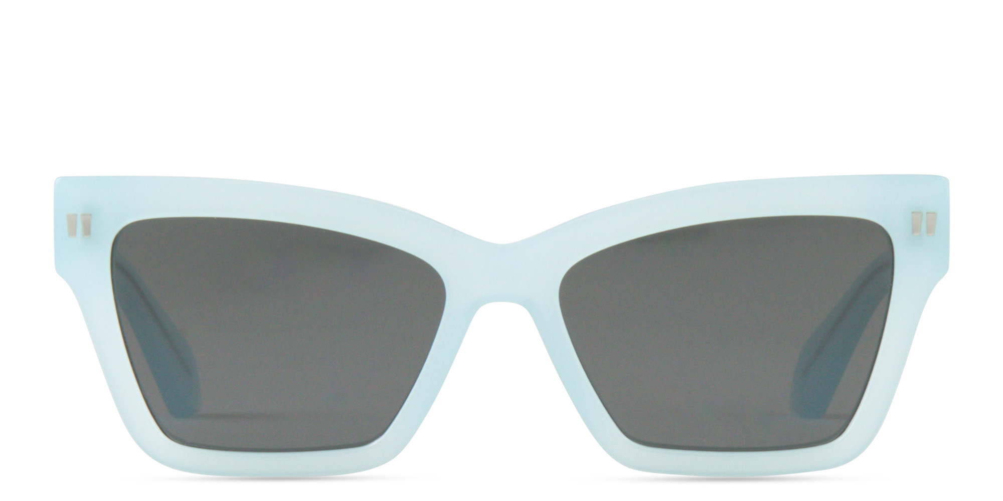 OFF WHITE Cincinnati Unisex Cat-Eye Sunglasses in Light Blue – Product Photo 1