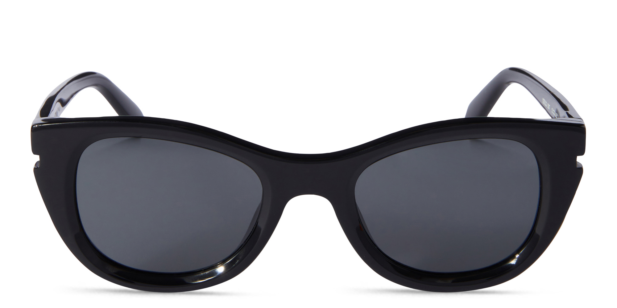 Shop OFF WHITE Boulder Unisex Cat-Eye Sunglasses in Black online.