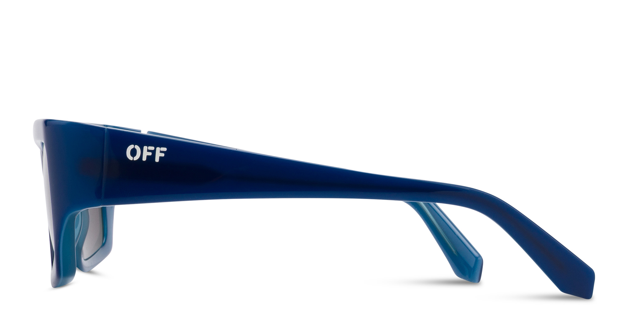 تسوق نظارات شمسية بريسكوت بإطار مستطيل للجنسين أوف وايت بلون أزرق أونلاين.