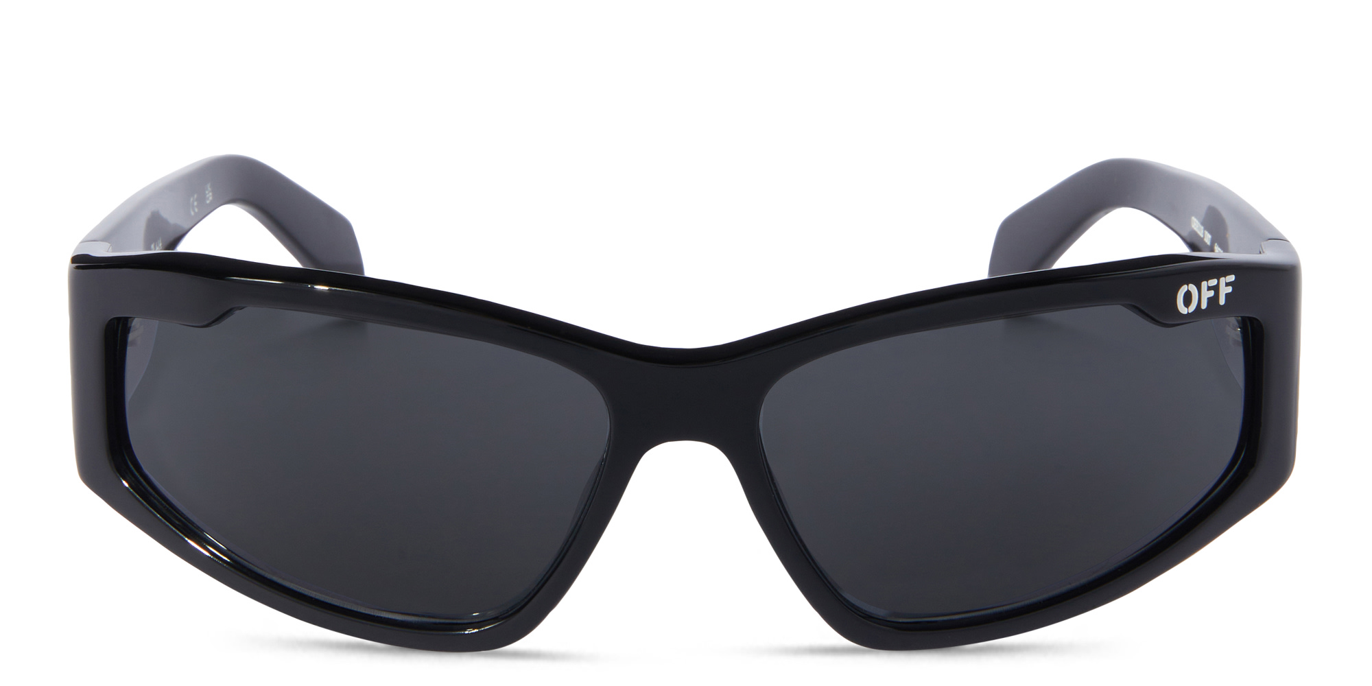 Shop OFF WHITE Kimball Unisex Rectangle Sunglasses in Black online.