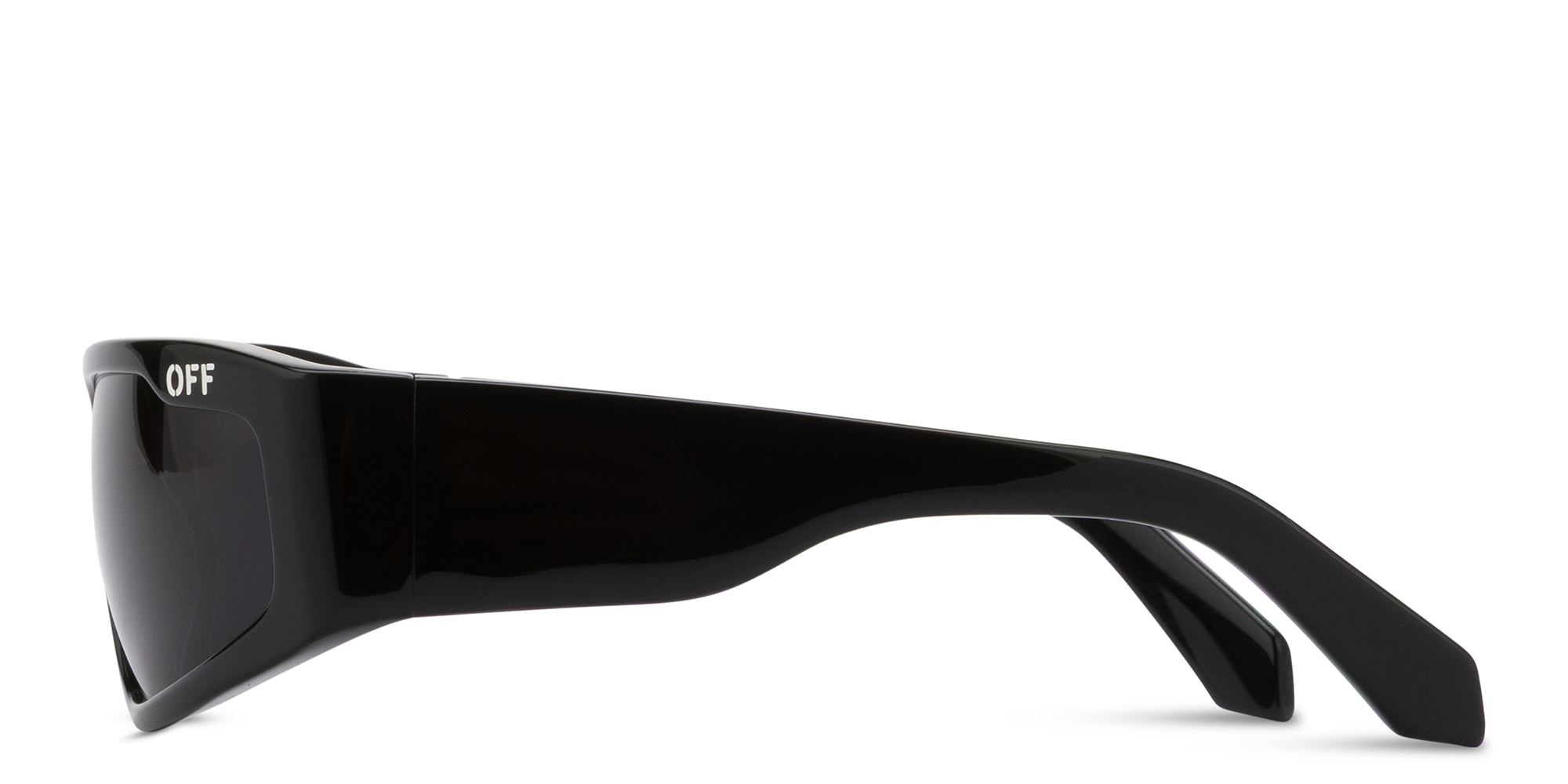 Shop OFF WHITE Kimball Unisex Rectangle Sunglasses in Black online.