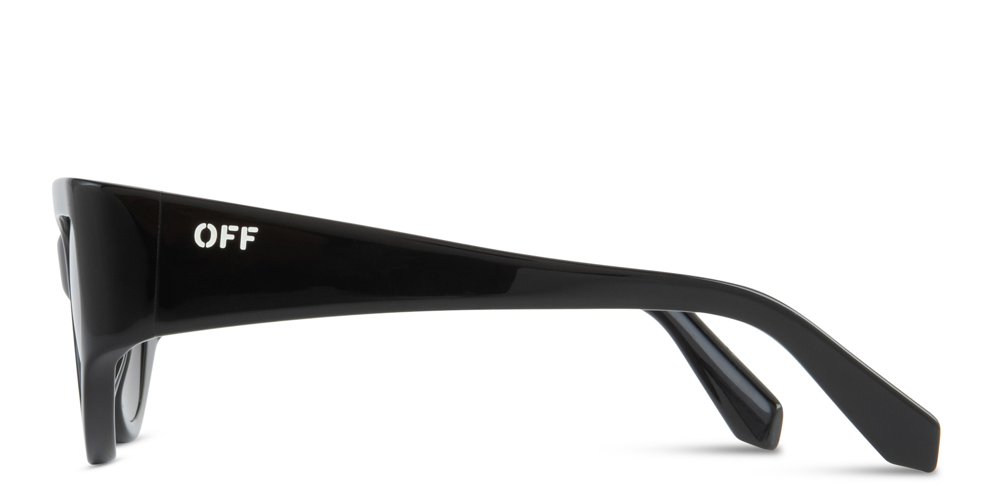 Shop OFF WHITE Seward Unisex Cat-Eye Sunglasses in Black online.