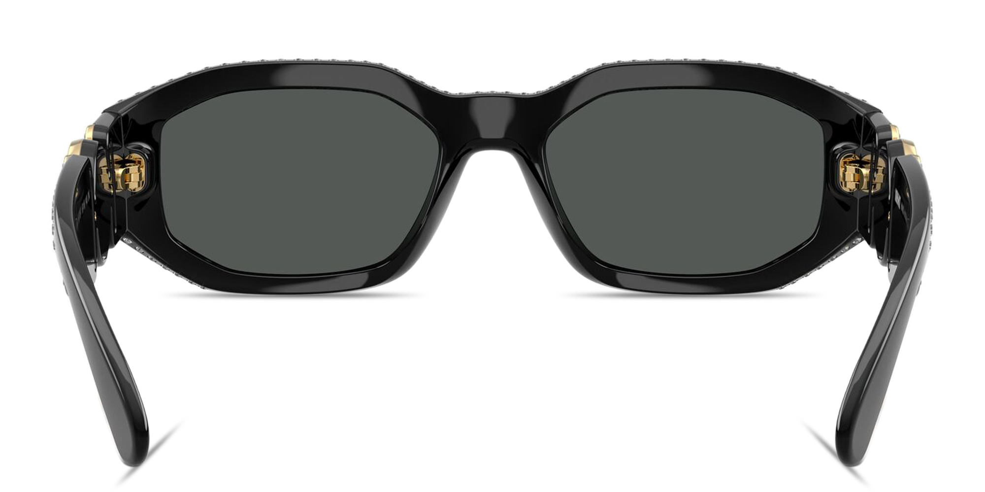 VERSACE Medusa Biggie Irregular Sunglasses in Black – Product Photo 4