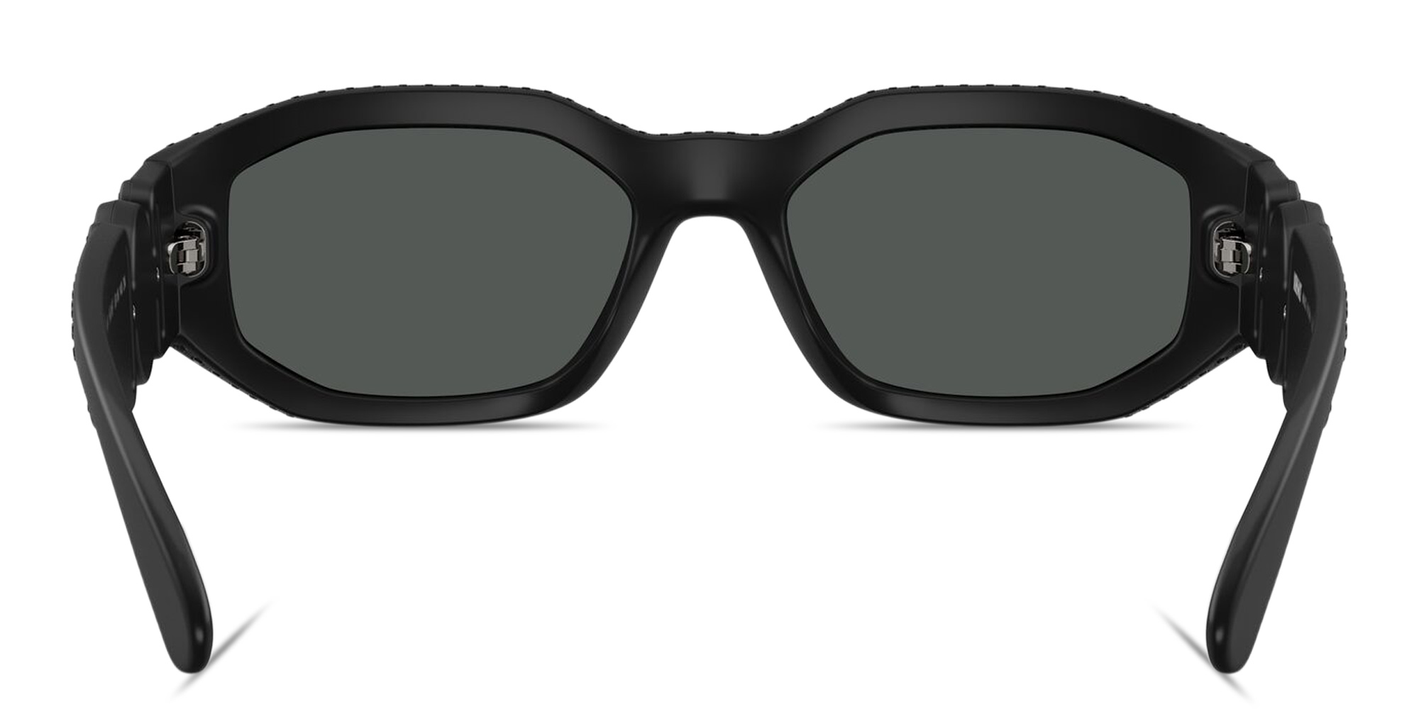 VERSACE Medusa Biggie Irregular Sunglasses in Polished Black – Product Photo 4