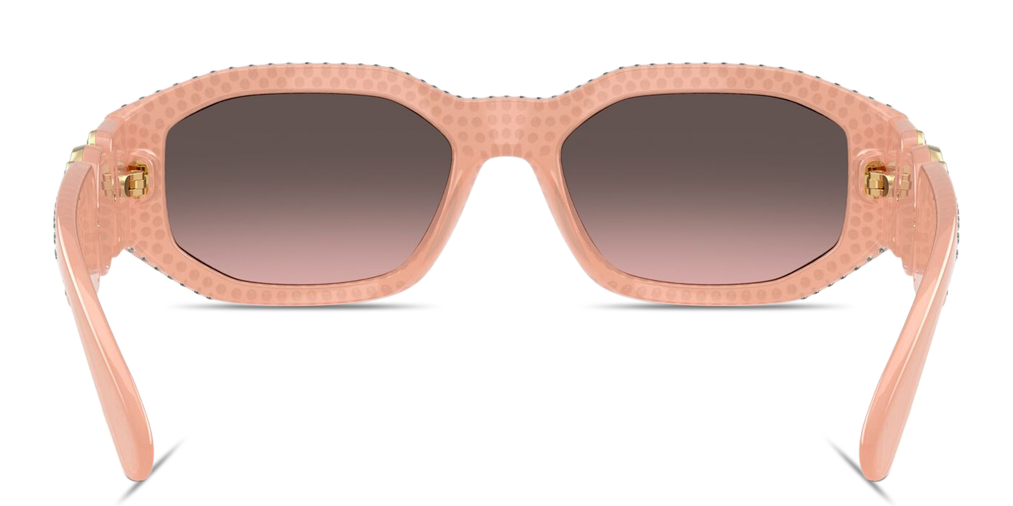VERSACE Medusa Biggie Irregular Sunglasses in Nude – Product Photo 4