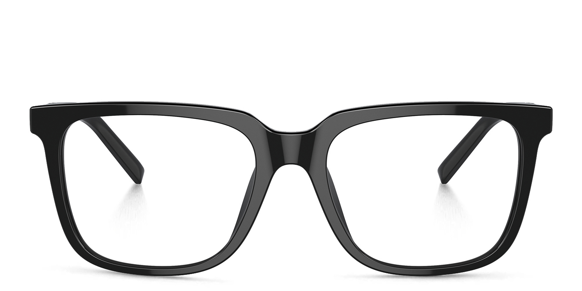 GIORGIO ARMANI Rectangle Eyeglasses in Black – Product Photo 1