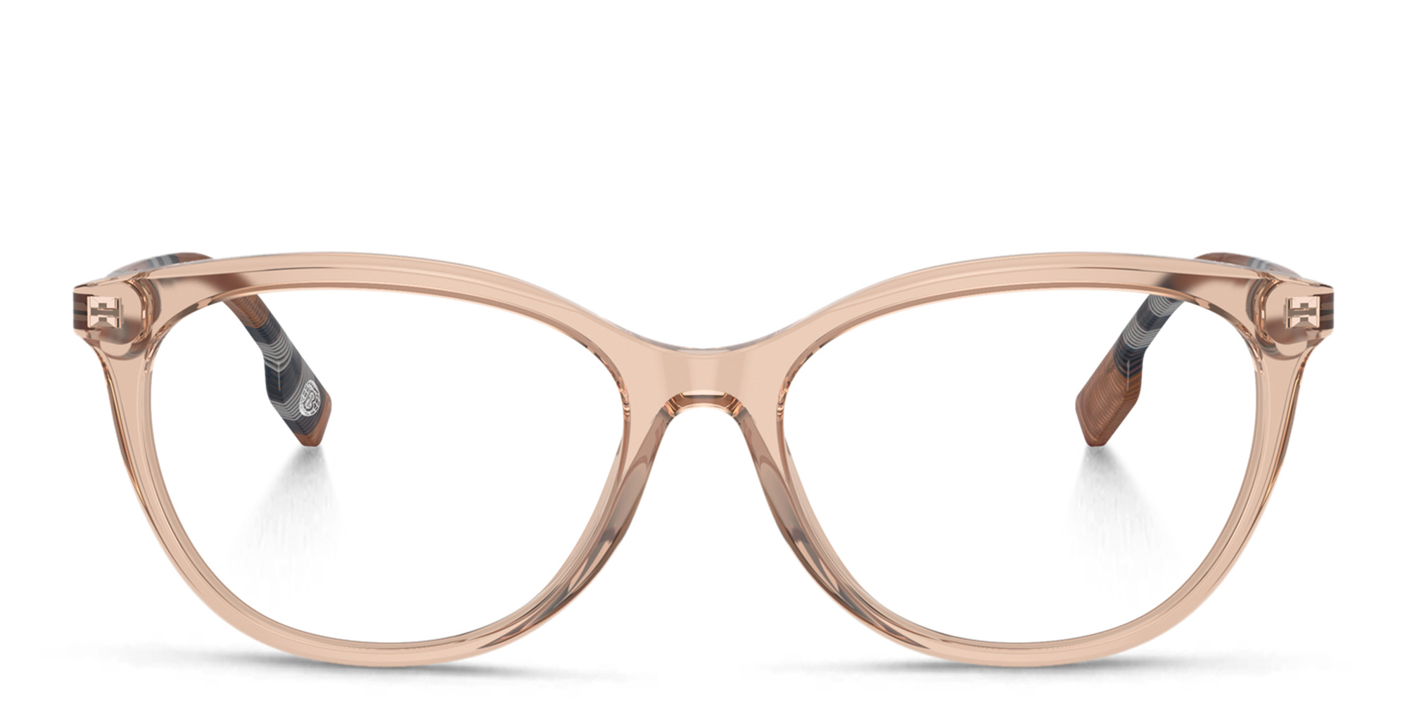 BURBERRY Cat-Eye Eyeglasses in Peach – Product Photo 1