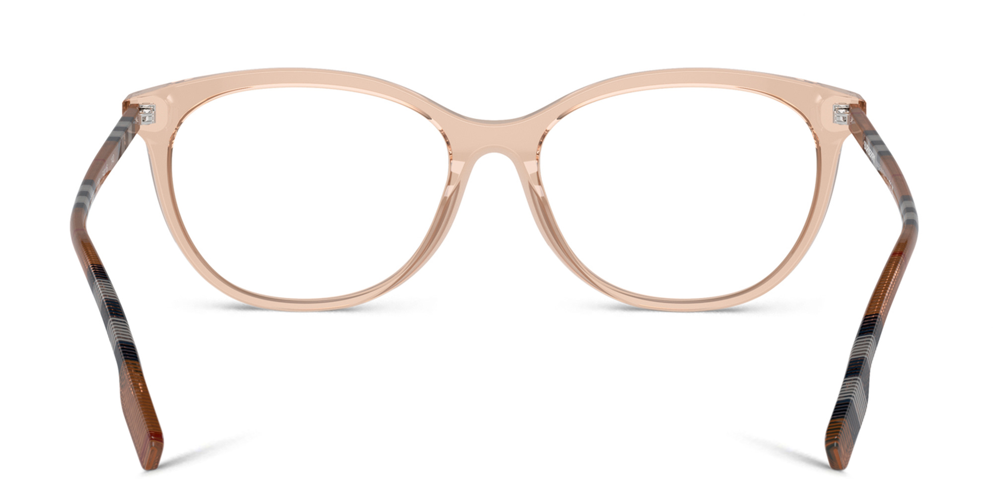 BURBERRY Cat-Eye Eyeglasses in Peach – Product Photo 4