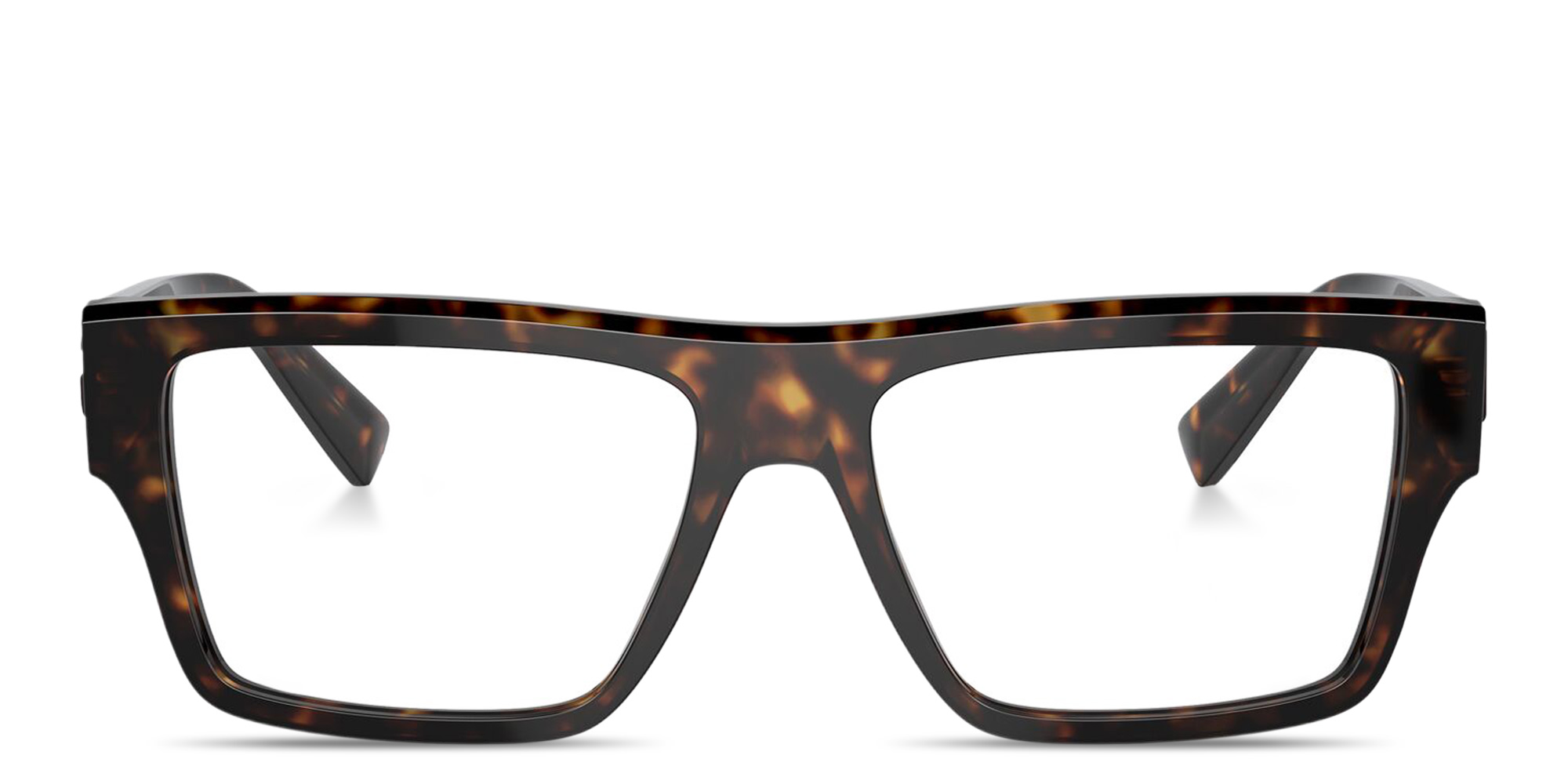 Shop Dolce & Gabbana DG Square Eyeglasses in Havana online.