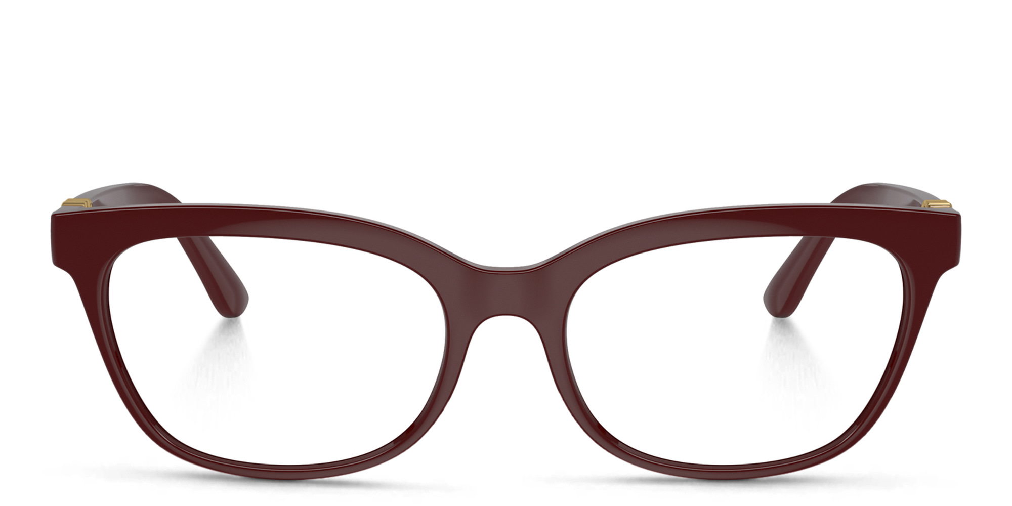 Dolce & Gabbana Butterfly Eyeglasses in Bordeaux – Product Photo 1