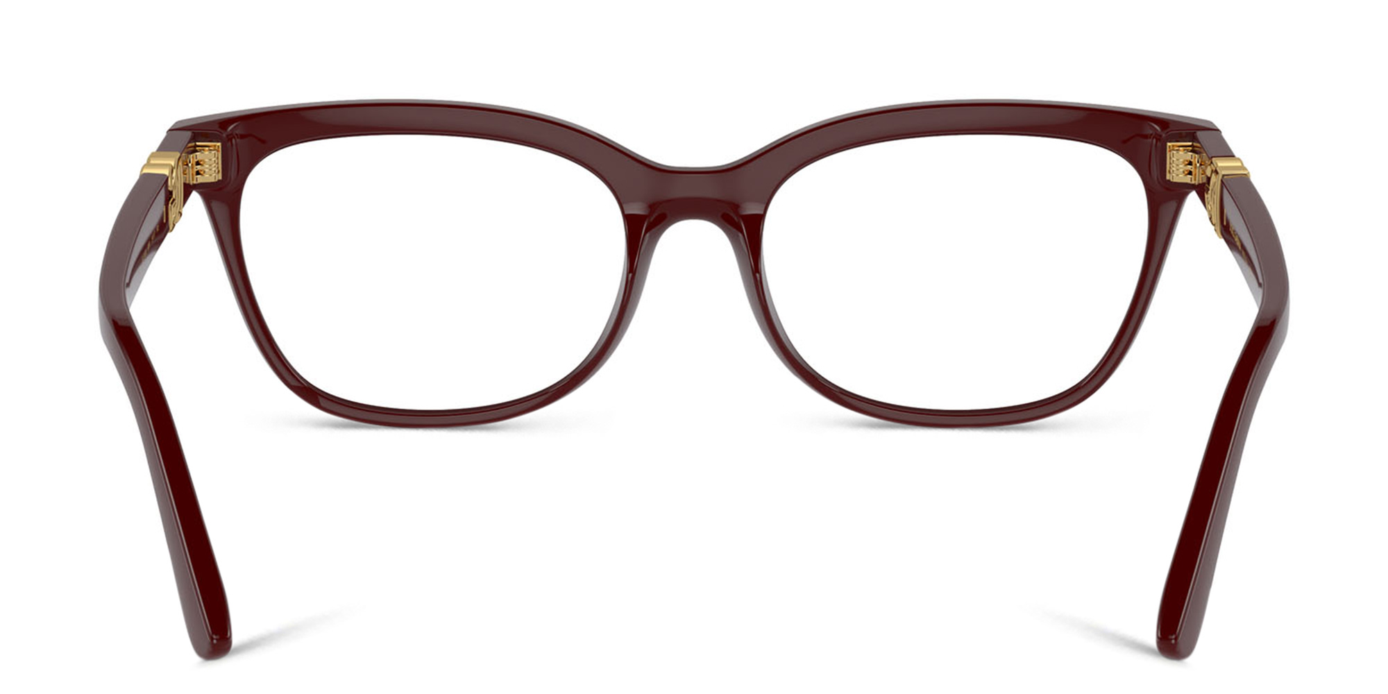 Dolce & Gabbana Butterfly Eyeglasses in Bordeaux – Product Photo 4