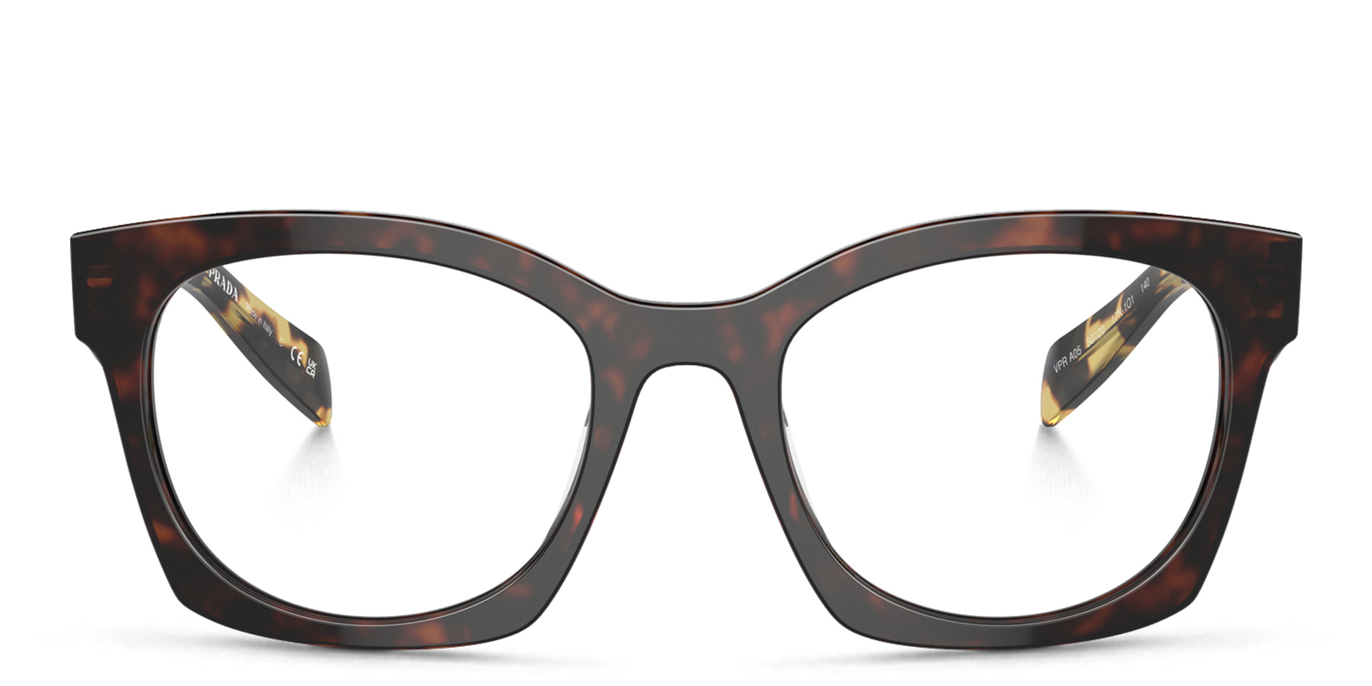 PRADA Irregular Eyeglasses in Havana – Product Photo 1
