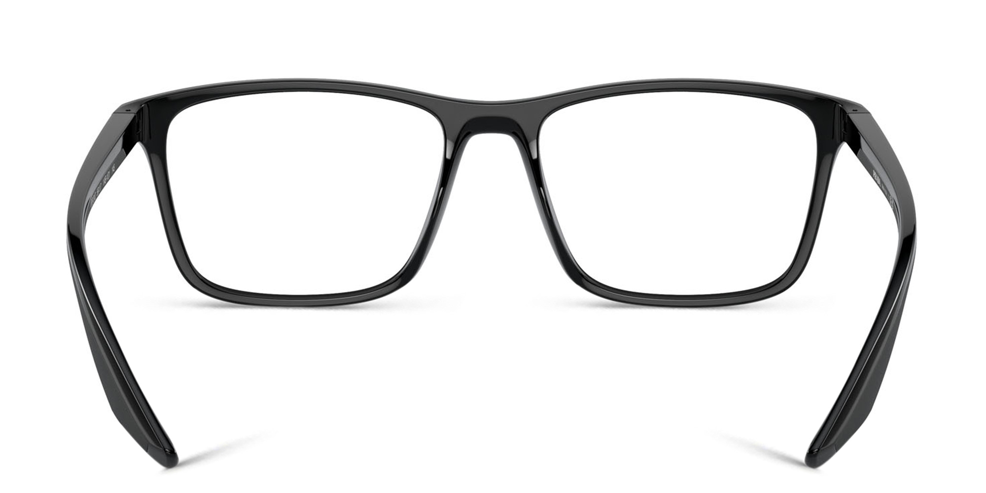 Prada Linea Rossa Wide Pillow Eyeglasses in Black – Product Photo 4
