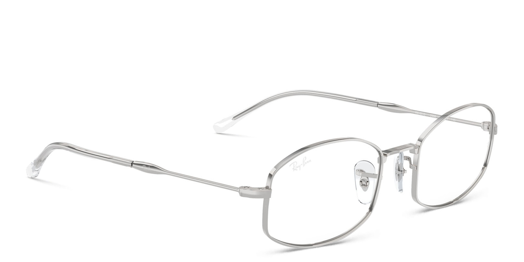 Shop Ray-Ban Unisex Pillow Eyeglasses in Silver online.