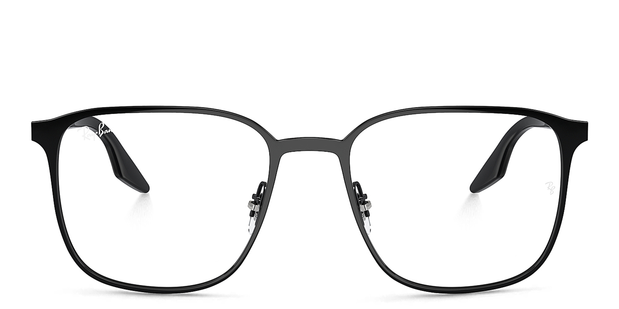 Ray-Ban Unisex Square Eyeglasses in Black – Product Photo 1