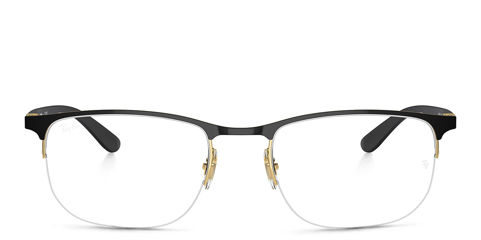 Ray-Ban Unisex Irregular Eyeglasses in Black – Product Photo 1